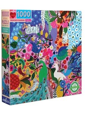 HTF eeBoo Peacock Garden 1000 Piece Puzzle , New | Sealed